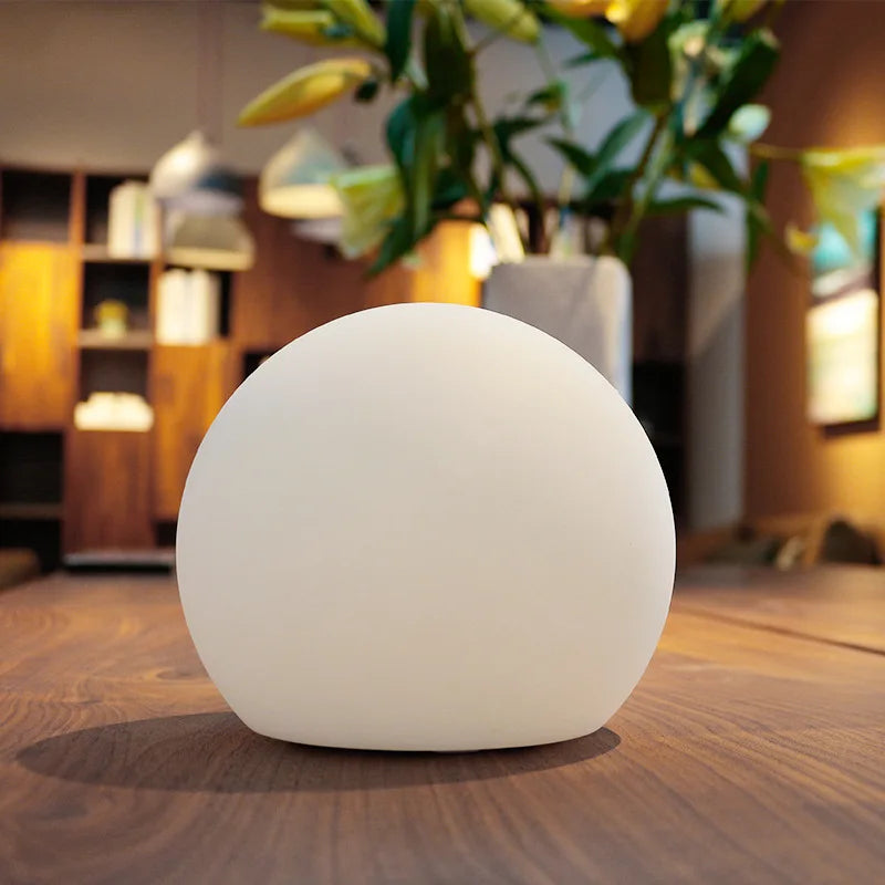 LumiSphere – Kleur Veranderende LED Bol Tafellamp – Moderne Sfeerverlichting voor Woonkamer, Slaapkamer & Bureau