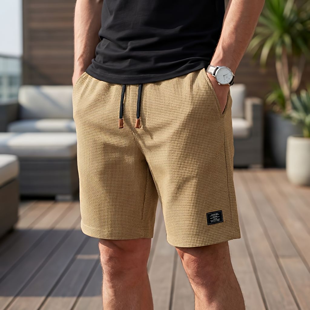 Korte broek heren - Comfortabele zomer short met elastische taille