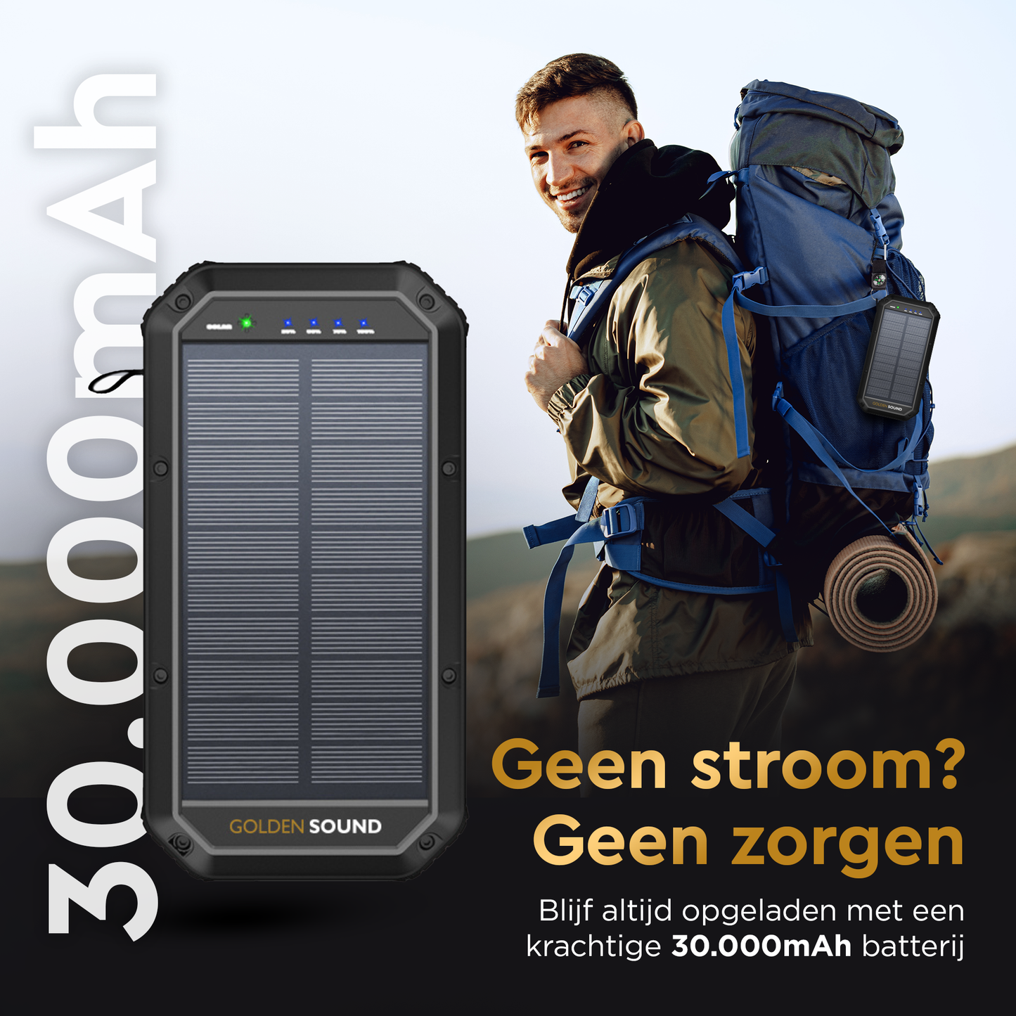 SunCharge Powerbank 30.000 mAh