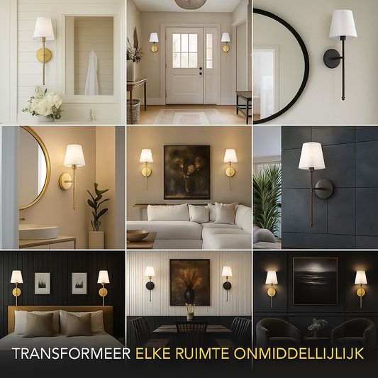 Luxe Zweedse Draadloze Wandlampen