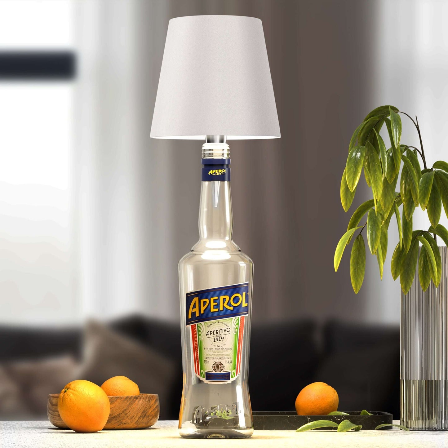 LED flessenlamp – Draadloos, USB-C oplaadbaar, multifunctioneel, wit