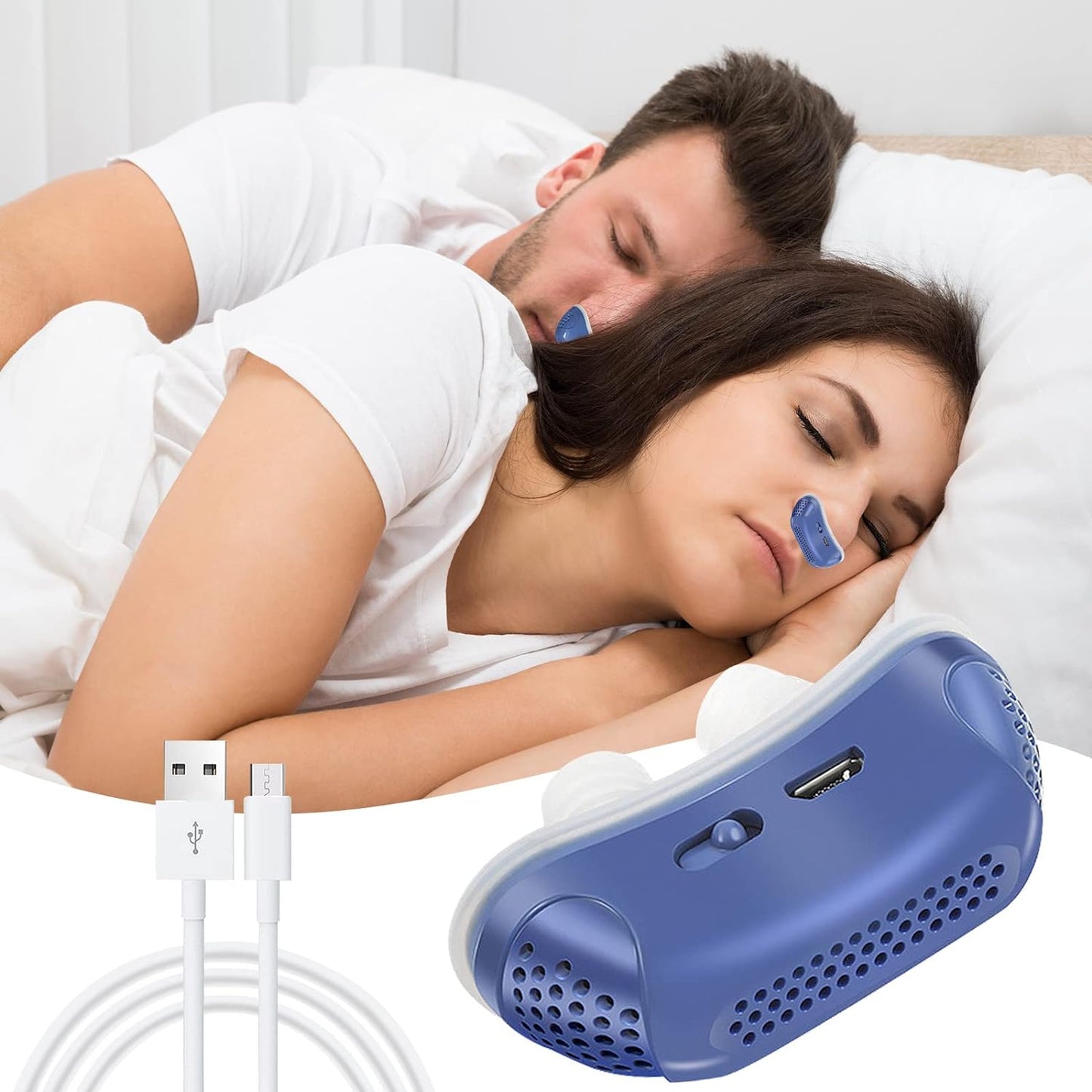 AirEase Micro CPAP slaapapneu apparaat voor op reis & anti-snurken - CPAP alternatief