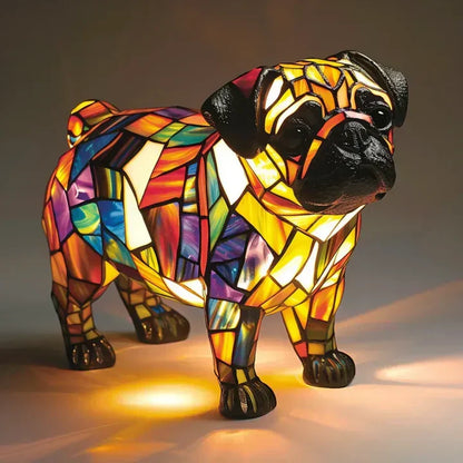 LumiPaw Handgemaakte Lichtgevende Hondenlamp – Sfeerverlichting en Cadeau