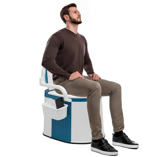 MobilLoo Draagbaar Toilet – Lichtgewicht & Hygiënische Toiletoplossing voor Thuis en Onderweg