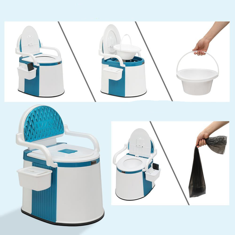 MobilLoo Draagbaar Toilet – Lichtgewicht & Hygiënische Toiletoplossing voor Thuis en Onderweg