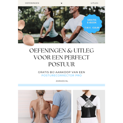 PostureCorrector Pro – Houdingscorrector voor Rug, Schouders & Nek | Unisex