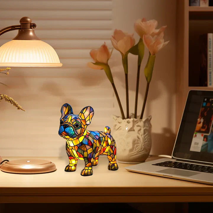 LumiPaw Handgemaakte Lichtgevende Hondenlamp – Sfeerverlichting en Cadeau