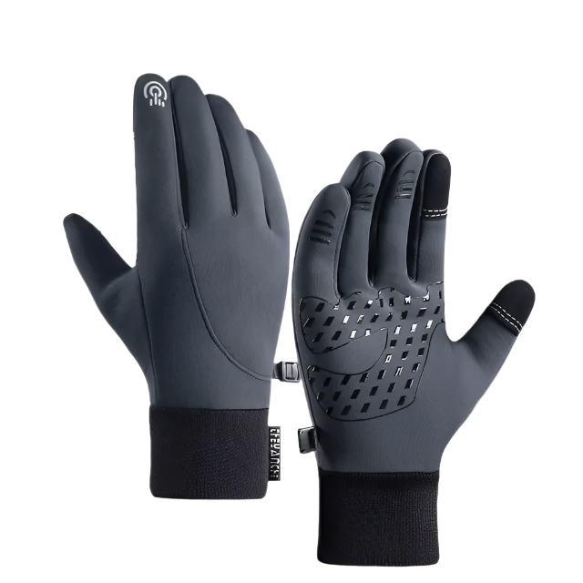 FrostShield Waterdichte Winterhandschoenen – Touchscreen Compatibel, Wind- en Waterdicht, Thermische Fleece Voering, Anti-Slip Grip voor Outdoor Activiteiten