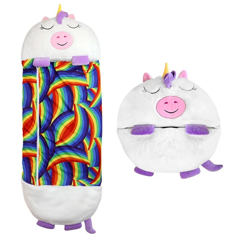 MAGICALCUDDLE - 2-in-1 slaapzak en knuffel voor zoete dromen en fantasierijk spelen