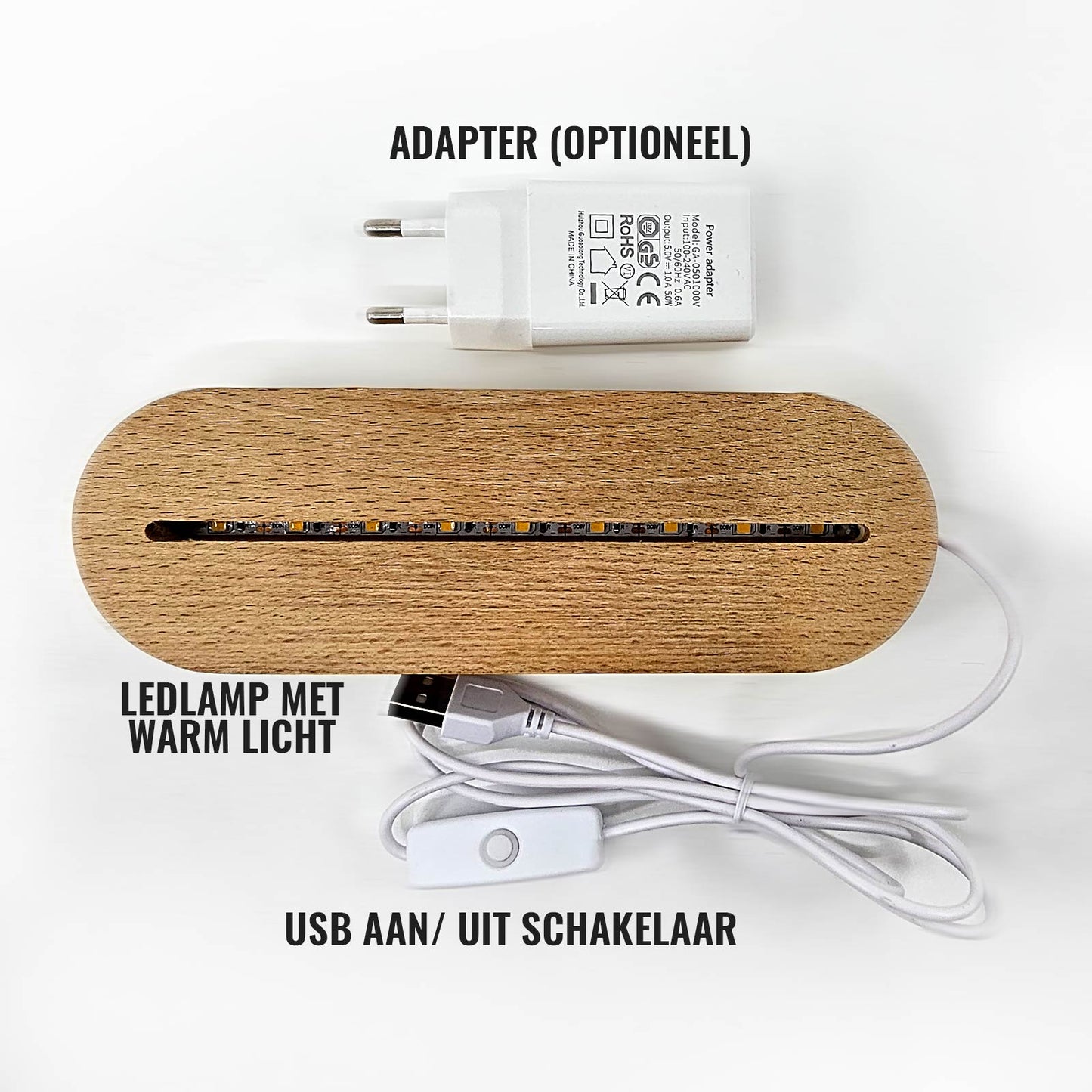 Droomdiertje Nachtlampje met Naam – Gepersonaliseerd Cadeau voor Kinderen