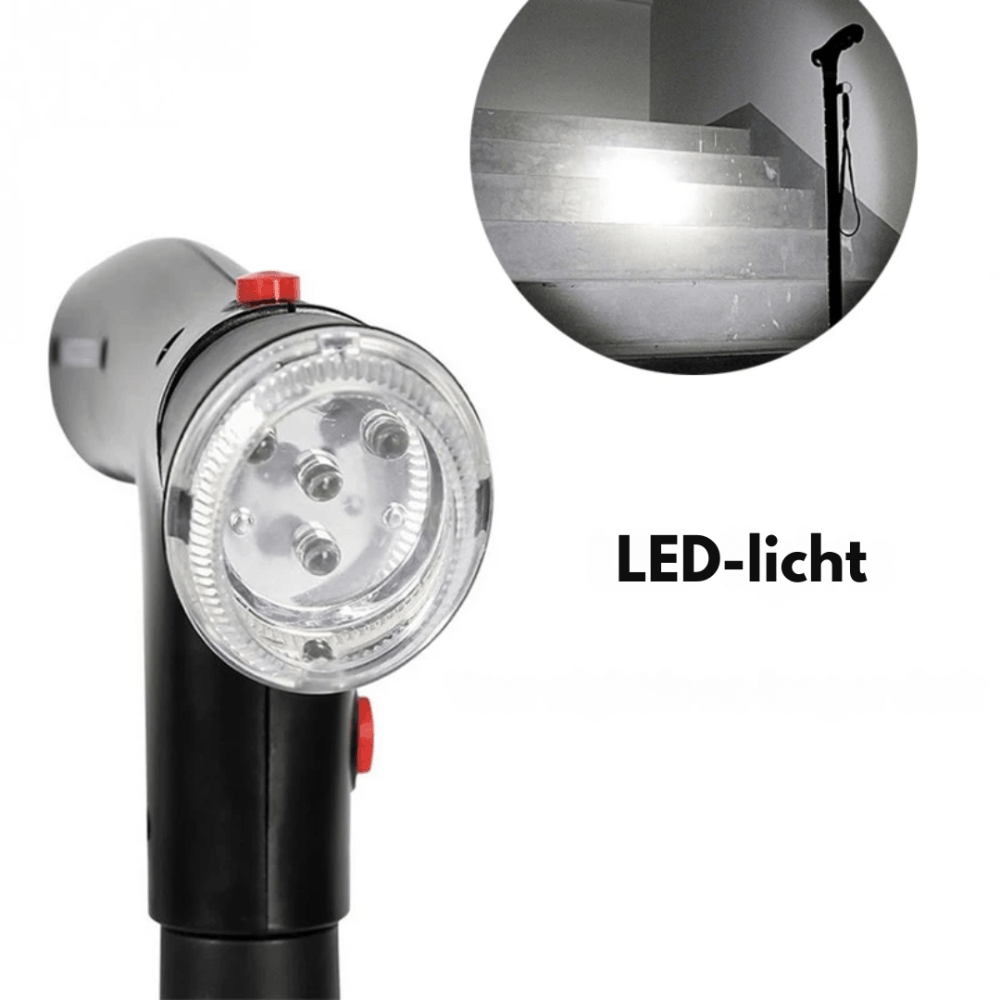 SmartWalk Wandelstok – Opvouwbaar met LED-verlichting