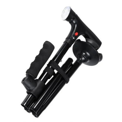 SmartWalk Wandelstok – Opvouwbaar met LED-verlichting