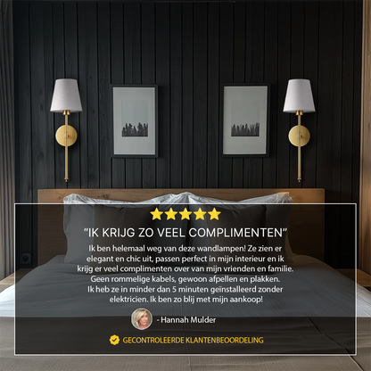 Luxe Zweedse Draadloze Wandlampen