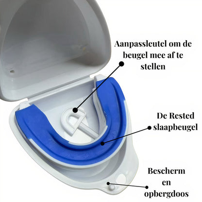 SilentSleep Apneubeugel tegen Snurken & Milde Slaapapneu – Vormbare Snurkbeugel – BPA-vrij & Comfortabel