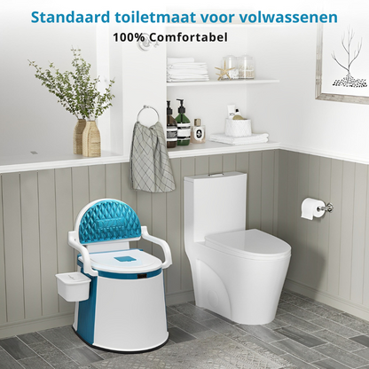 MobilLoo Draagbaar Toilet – Lichtgewicht & Hygiënische Toiletoplossing voor Thuis en Onderweg