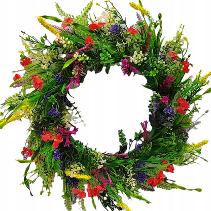 Natuurlijke Bloemenkrans met Texas Wilde Bloemen