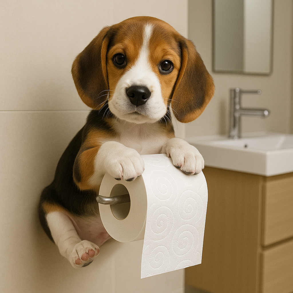 Honden WC Rolhouder