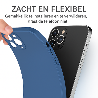 Zachte siliconen iPhone hoesje - Ultradun - Matte afwerking - iPhone 11/12/13