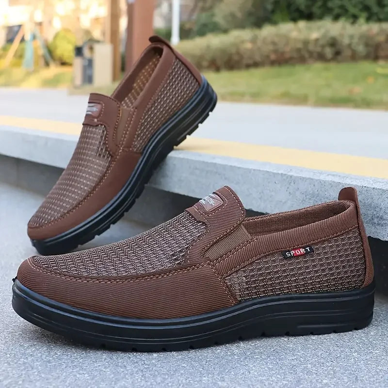 BreezStep – Ademend & Lichtgewicht Heren Schoeisel – Comfortabele Slip-On Schoenen voor Dagelijks Gebruik