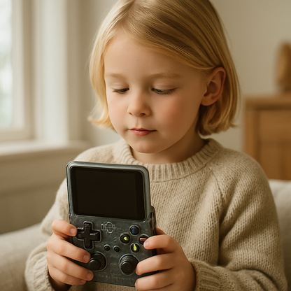 Retrix Handheld Game Console – 25.000 Retro Spellen - Draagbare Spelcomputer