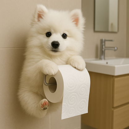 Honden WC Rolhouder
