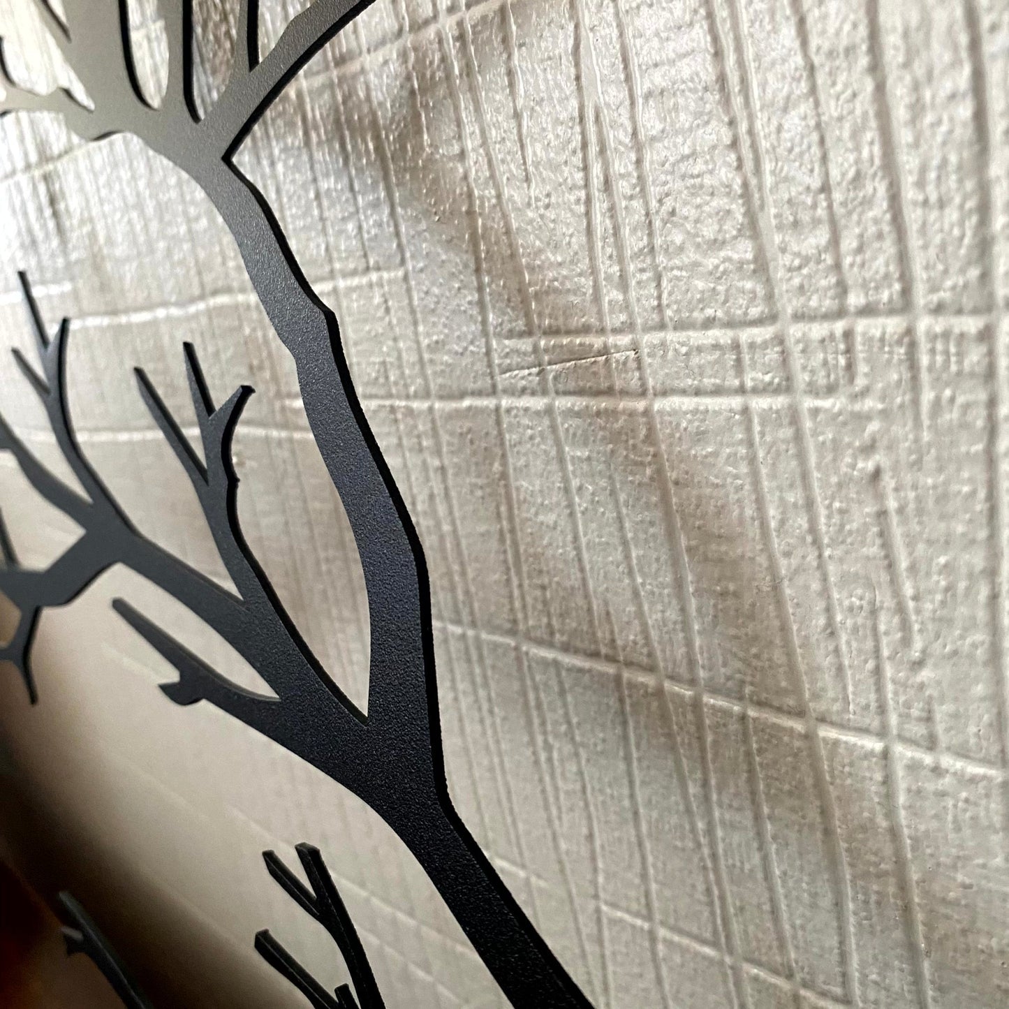 AviBranch – Metalen Muurdecoratie met Vogels op Tak – Moderne & Klassieke Wandkunst voor Woonkamer, Slaapkamer & Kantoor