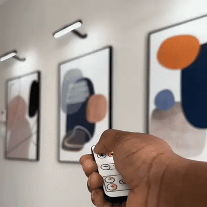 ArtGlow Draadloze LED Schilderijverlichting – Oplaadbare Wandlamp met Afstandsbediening, Dimbaar Licht