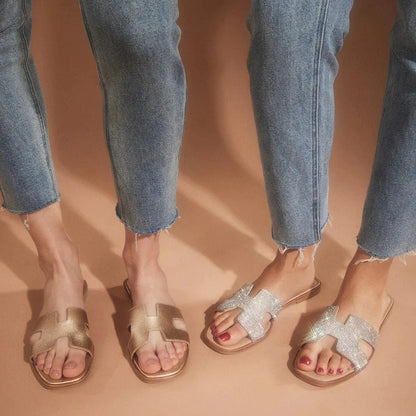 Clara - Luxe Platte Damesslippers