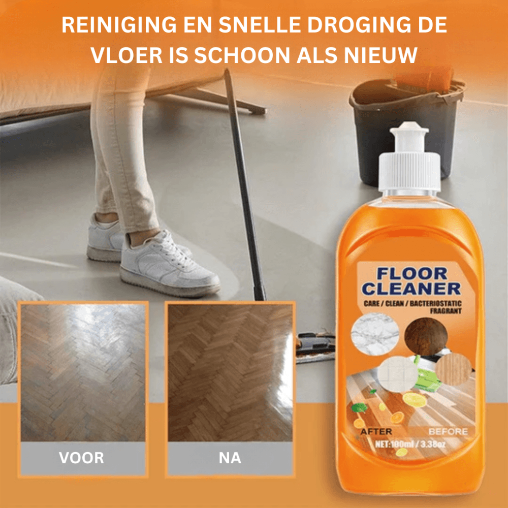 FloorShine | Herstelt glans en kleur van vloeren (1+1 Gratis)