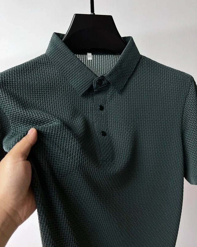Heren Slim Fit Polo – Casual voor Dagelijks Gebruik, Korte Mouwen