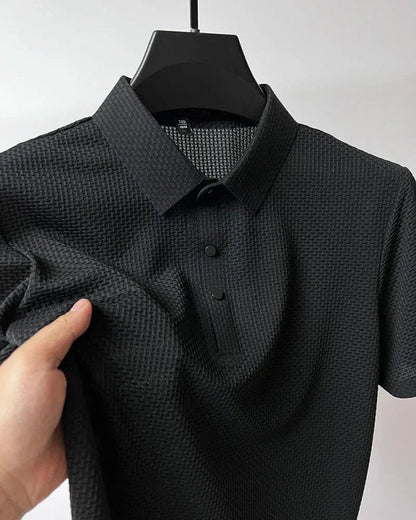 Heren Slim Fit Polo – Casual voor Dagelijks Gebruik, Korte Mouwen