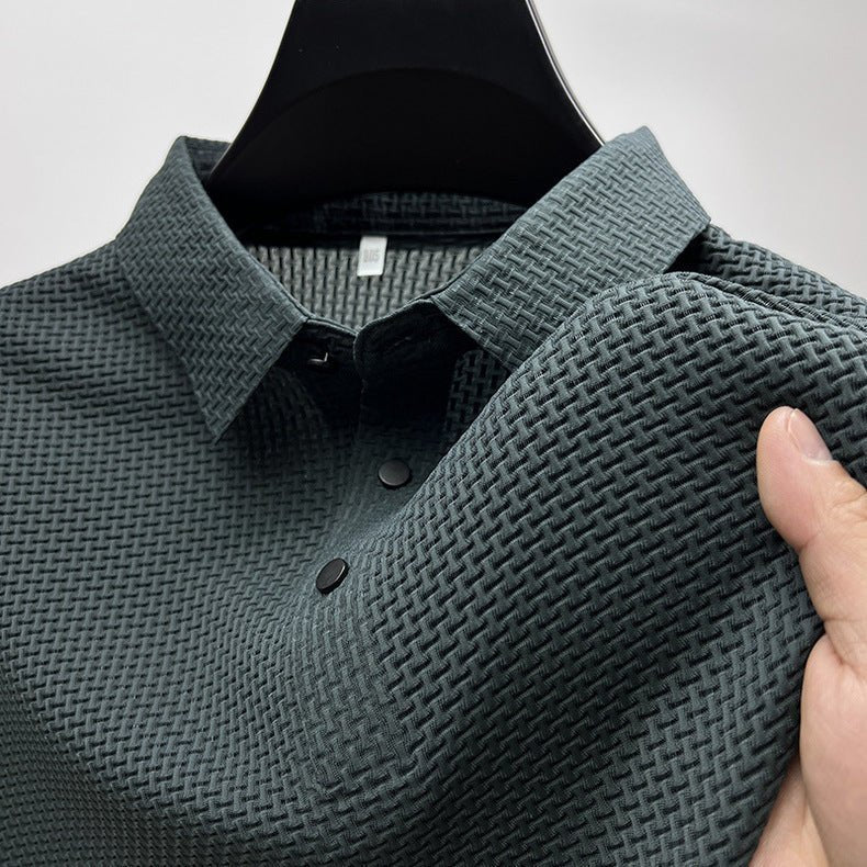 Heren Slim Fit Polo – Casual voor Dagelijks Gebruik, Korte Mouwen