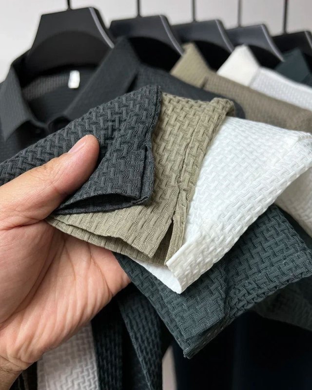 Heren Slim Fit Polo – Casual voor Dagelijks Gebruik, Korte Mouwen