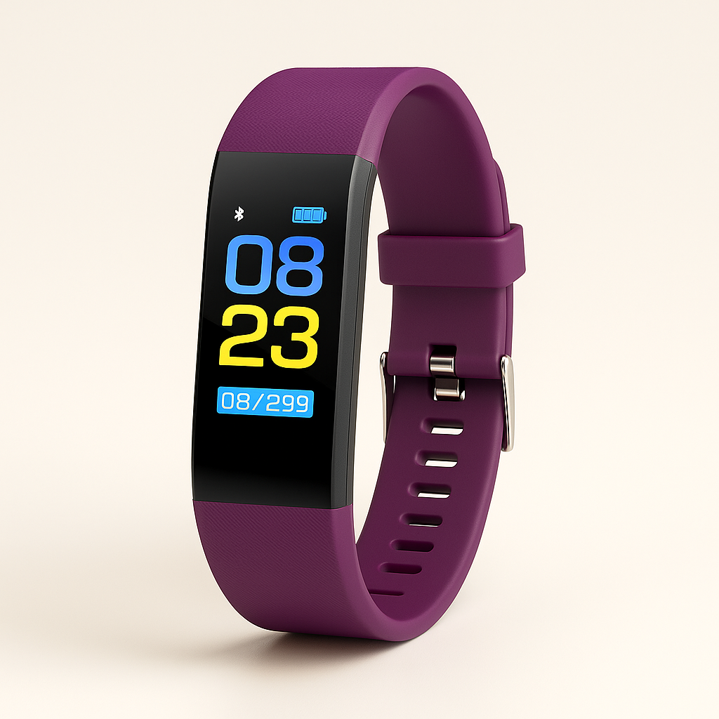 SeniorPulse Watch – Senioren Smartwatch met Hartslag-, Bloeddruk- & Slaapmonitor en Groot Helder LED-Scherm Voor Ouderen