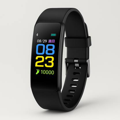 VitalBand | Senioren Smartwatch met Gezondheidsmonitor en Groot LED-Scherm voor Ouderen