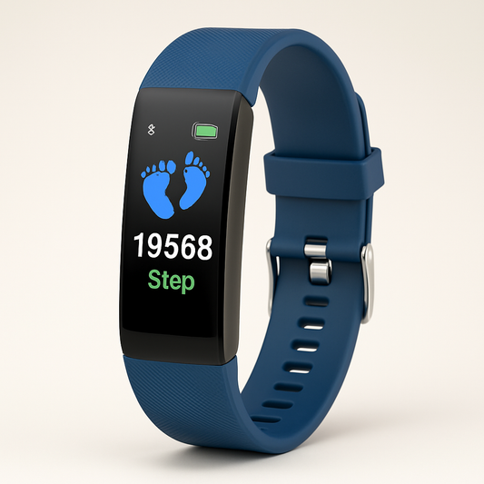 SeniorPulse Watch – Senioren Smartwatch met Hartslag-, Bloeddruk- & Slaapmonitor en Groot Helder LED-Scherm Voor Ouderen