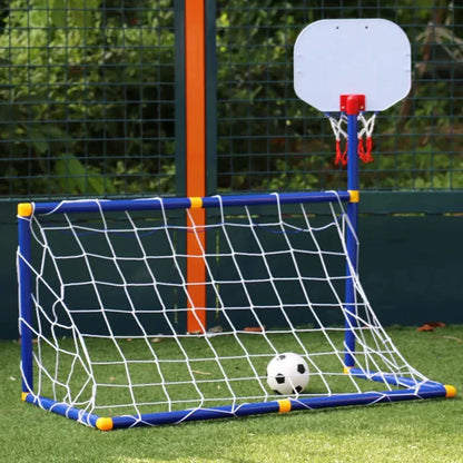 ToyPark Kids Ball Games - Dubbel Speelplezier - Voetbal & Basketbal Speelgoed Set