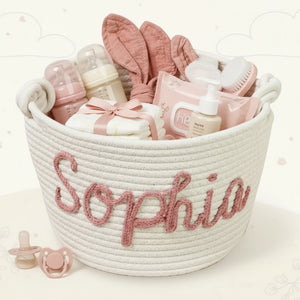 Kraddle – Gepersonaliseerde Opbergmand voor Baby