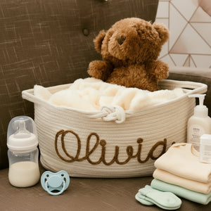 Kraddle – Gepersonaliseerde Opbergmand voor Baby