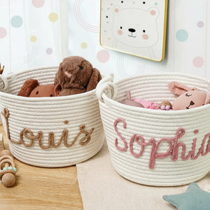 Kraddle – Gepersonaliseerde Opbergmand voor Baby