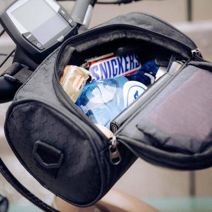CycliQ Waterdichte Fietstas met Telefoonvenster – Verstelbare Stuurtas