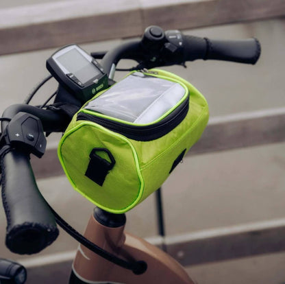CycliQ Waterdichte Fietstas met Telefoonvenster – Verstelbare Stuurtas