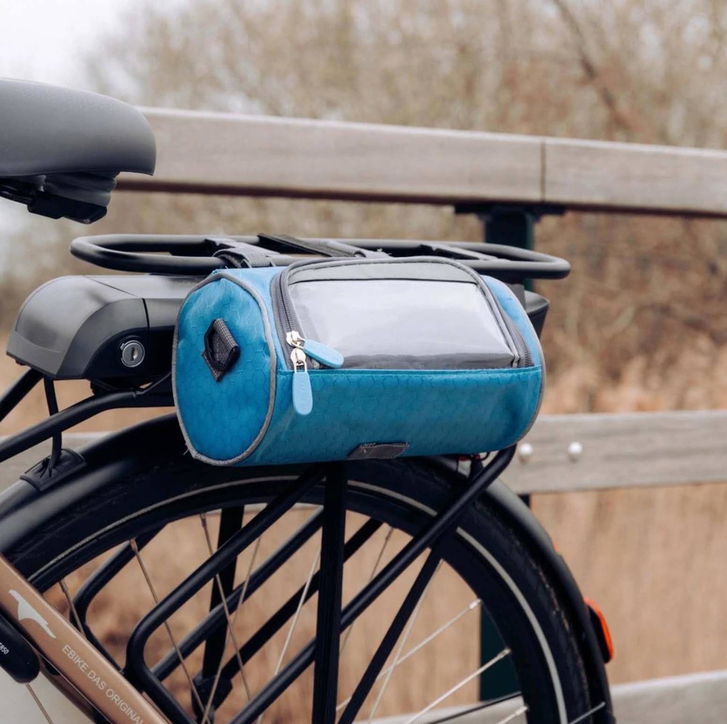 CycliQ Waterdichte Fietstas met Telefoonvenster – Verstelbare Stuurtas