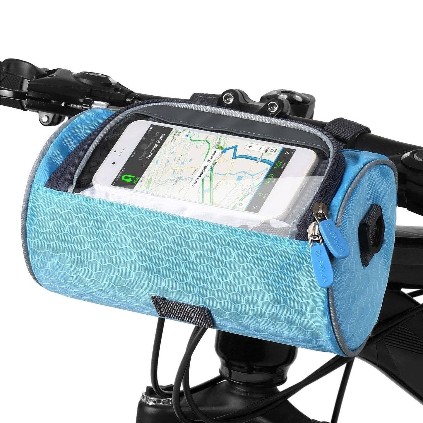 CycliQ Waterdichte Fietstas met Telefoonvenster – Verstelbare Stuurtas