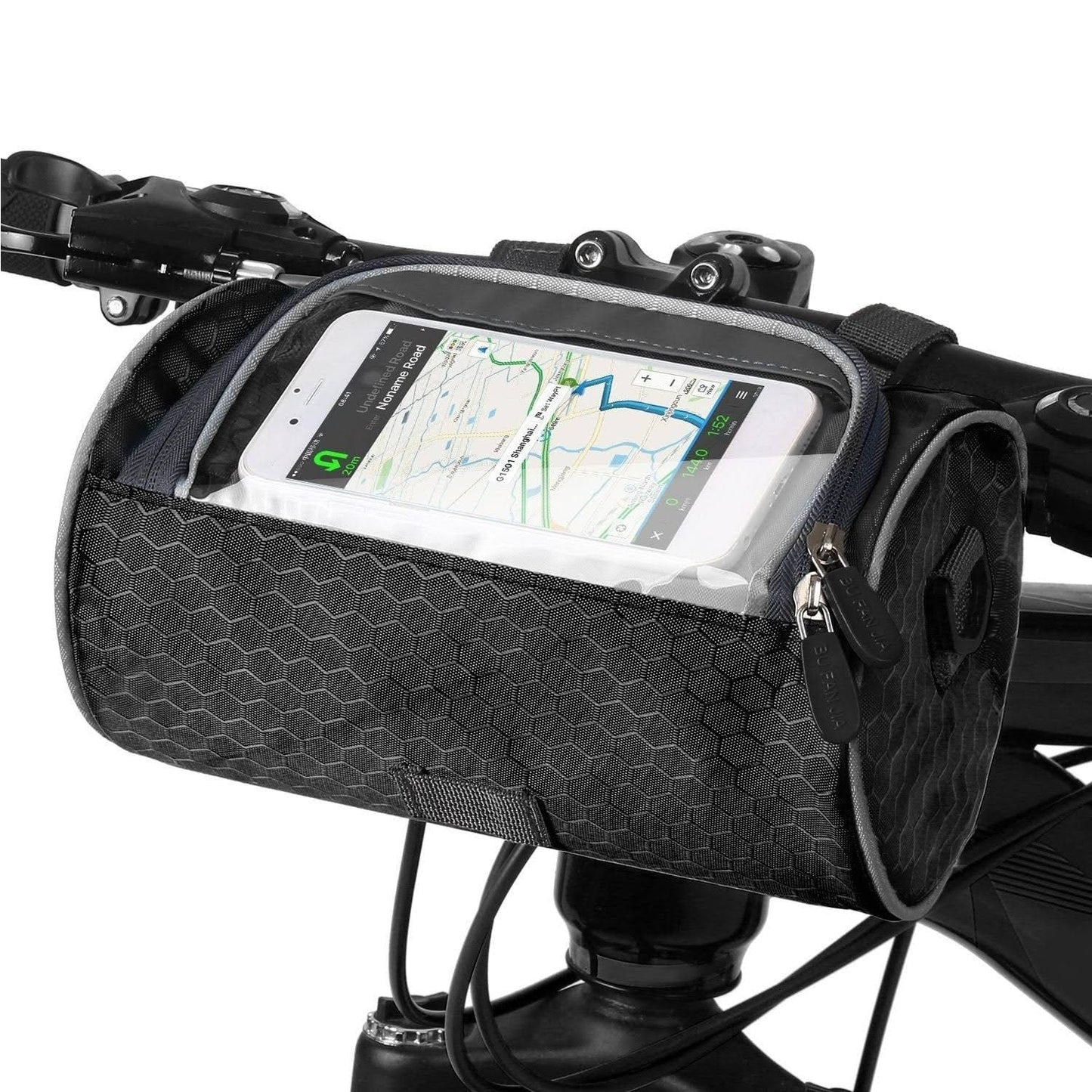 CycliQ Waterdichte Fietstas met Telefoonvenster – Verstelbare Stuurtas