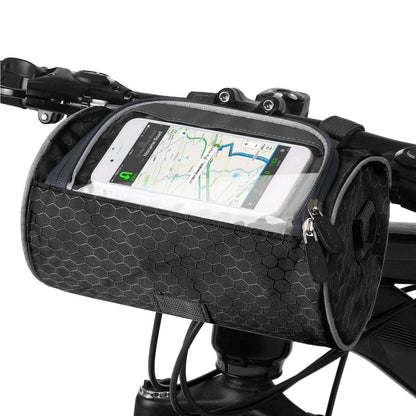 CycliQ Waterdichte Fietstas met Telefoonvenster – Verstelbare Stuurtas