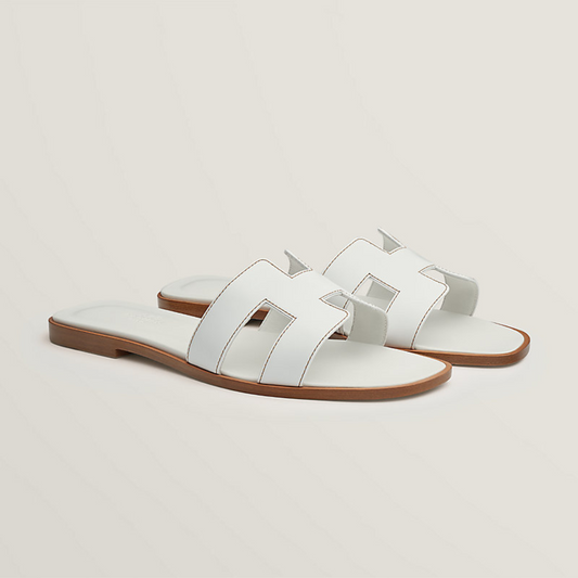 Keira Dames Leren Slippers met Luxe Ontwerp Zomer