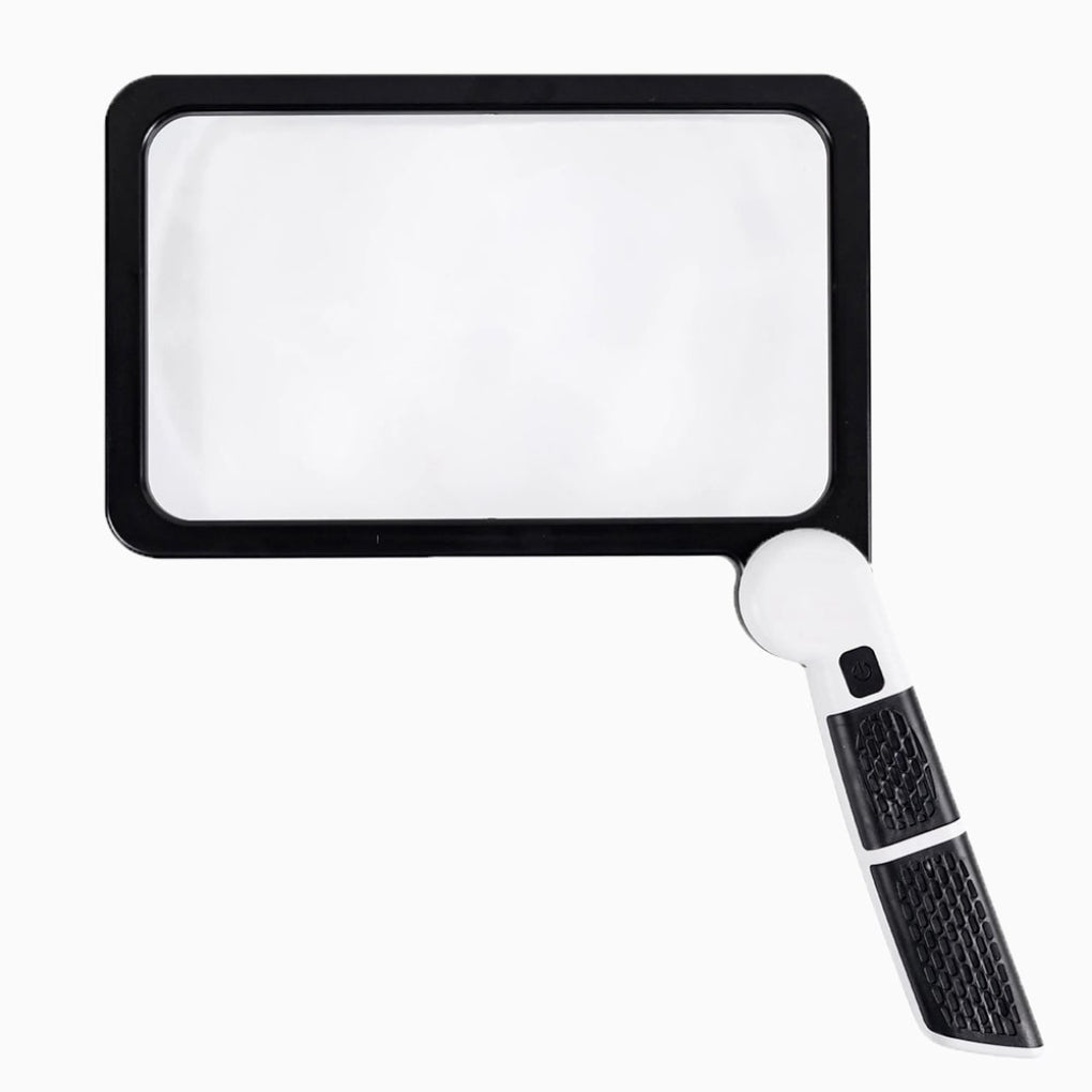 Handloep – Groot Vergrootglas met Volledige Paginavergroting – Ergonomisch & Lichtgewicht Voor Ouderen