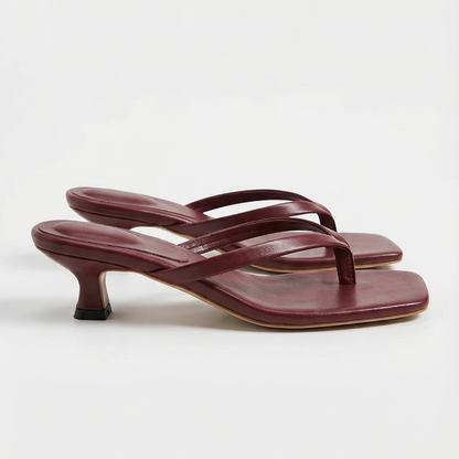 Lowella Dames Lage Hak Sandalen