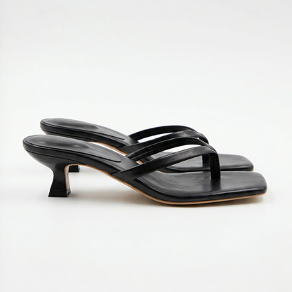 Lowella Dames Lage Hak Sandalen